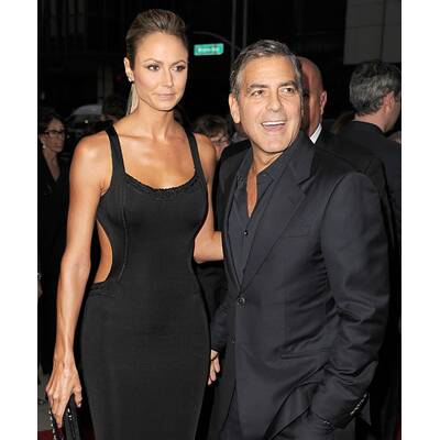 George Clooney & Stacy Keibler: Turtel-Auftritt