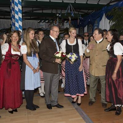 Fürst Albert & Charlene: Oktoberfest in Monaco