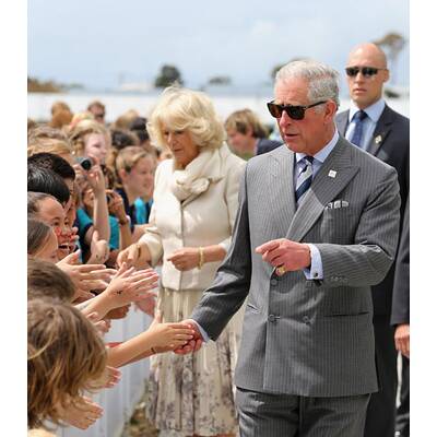 Prinz Charles und Camilla in Neuseeland