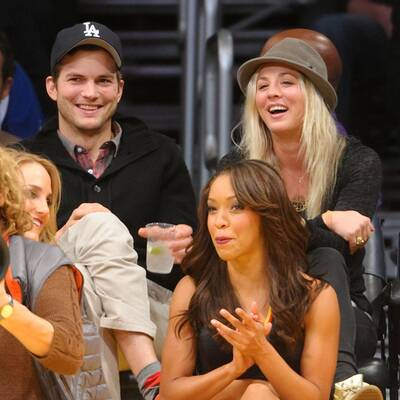 Ashton Kutcher: Flirt mit Kaley Cuoco?