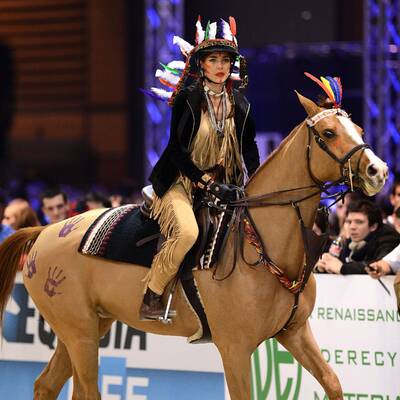 Charlotte Casiraghi auf Winnetous Spure