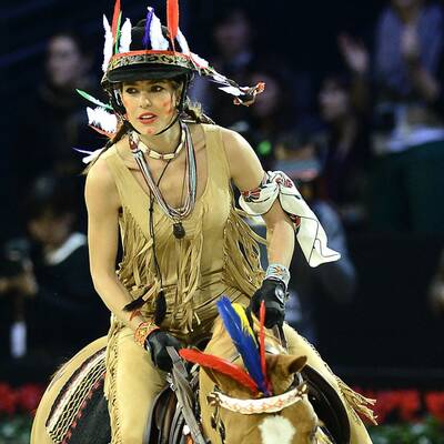 Charlotte Casiraghi auf Winnetous Spure