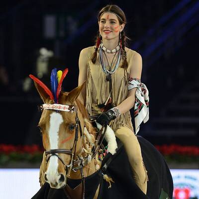 Charlotte Casiraghi auf Winnetous Spure