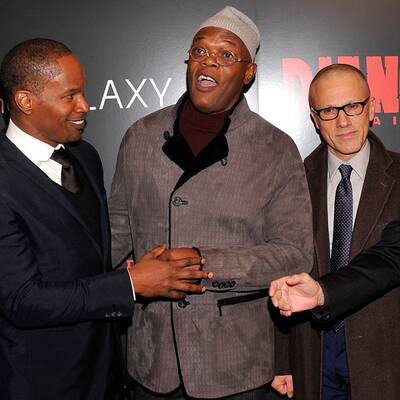Django Unchained: Christoph Waltz feiert Tarantino-Premiere ohne Haare