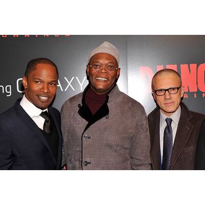 Django Unchained: Christoph Waltz feiert Tarantino-Premiere ohne Haare