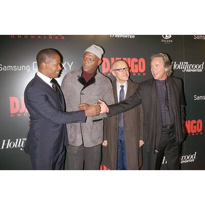 Django Unchained: Christoph Waltz feiert Tarantino-Premiere ohne Haare