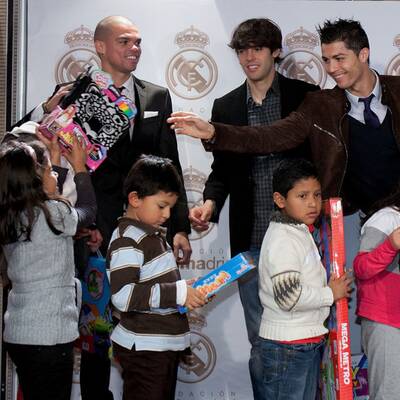 Cristiano Ronaldo in Geberlaune