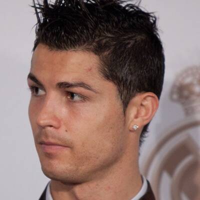 Cristiano Ronaldo in Geberlaune