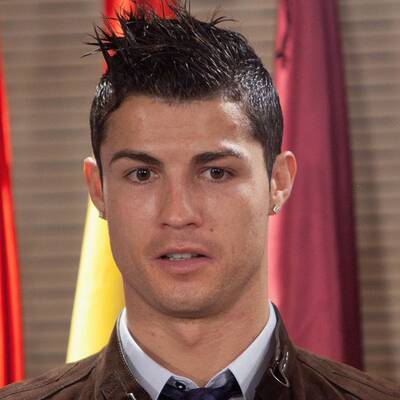 Cristiano Ronaldo in Geberlaune