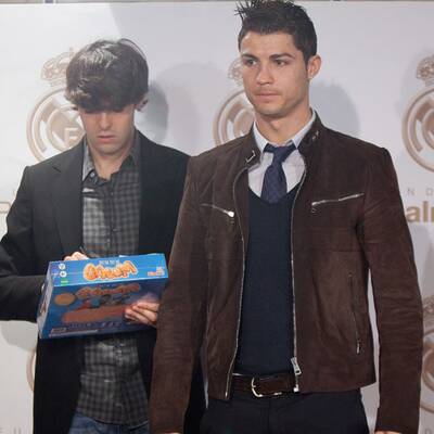 Cristiano Ronaldo in Geberlaune