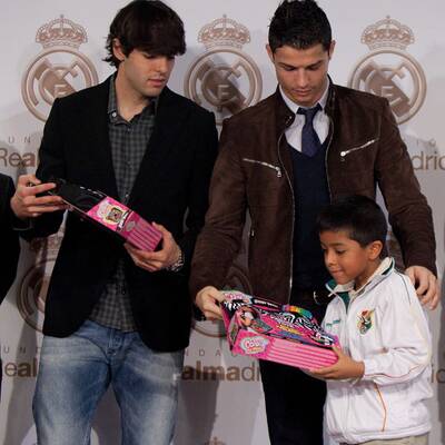 Cristiano Ronaldo in Geberlaune