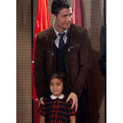 Cristiano Ronaldo in Geberlaune