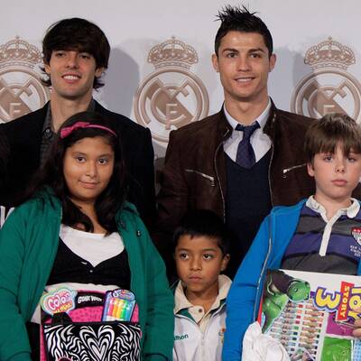 Cristiano Ronaldo in Geberlaune