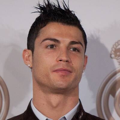 Cristiano Ronaldo in Geberlaune