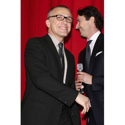 Christoph Waltz gut gelaunt bei Django-Premiere in Berlin