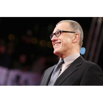 Christoph Waltz gut gelaunt bei Django-Premiere in Berlin