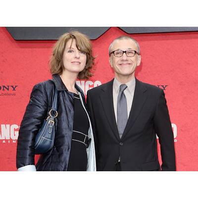 Christoph Waltz gut gelaunt bei Django-Premiere in Berlin