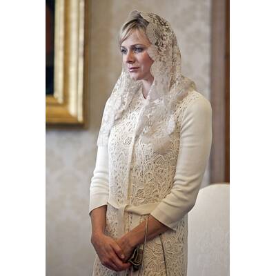 Charlene von Monaco und Albert: Vatikan-Visite