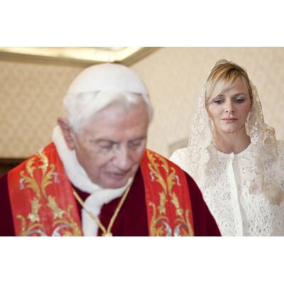 Charlene von Monaco und Albert: Vatikan-Visite