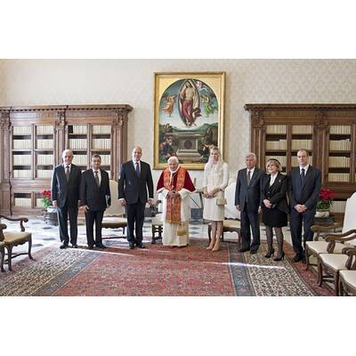 Charlene von Monaco und Albert: Vatikan-Visite