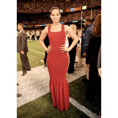Glamour-Looks beim Superbowl