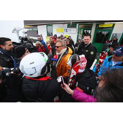 Kevin Costner geht in Schladming Skifahren