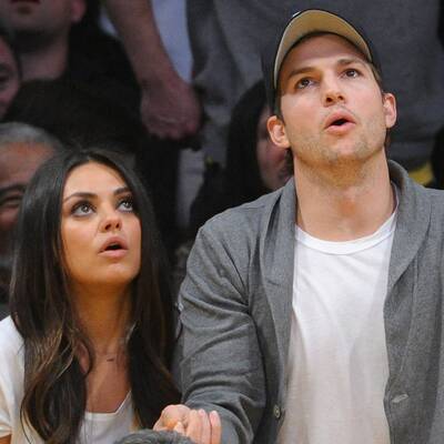 Mila Kunis & Ashton Kutcher: Verliebt beim Basketball