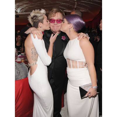 Elton Johns Oscar-Party: Stars in Feier-Laune