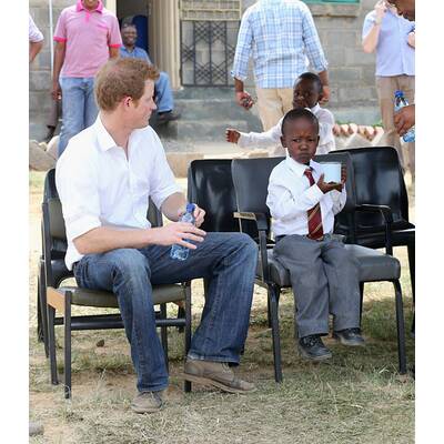 Prinz Harry in Afrika