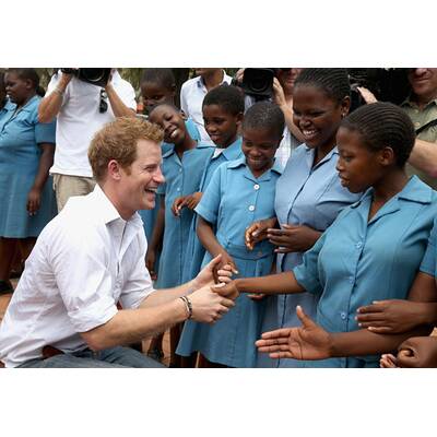 Prinz Harry in Afrika