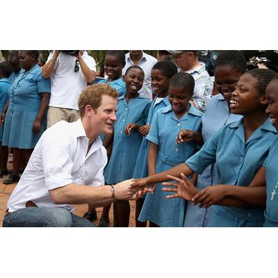 Prinz Harry in Afrika