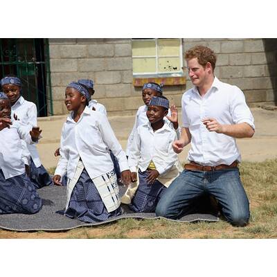 Prinz Harry in Afrika
