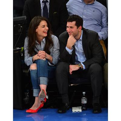 Katie Holmes: Viel Spaß bei Knicks-Spiel