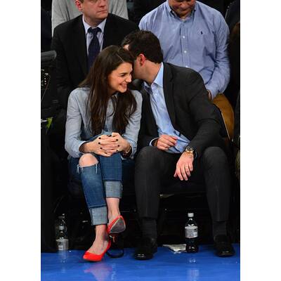 Katie Holmes: Viel Spaß bei Knicks-Spiel