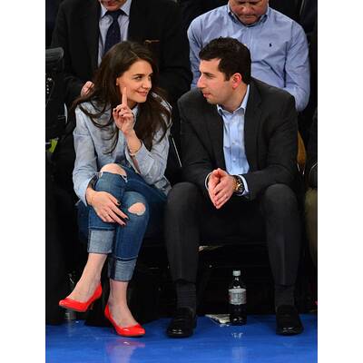 Katie Holmes: Viel Spaß bei Knicks-Spiel