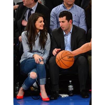 Katie Holmes: Viel Spaß bei Knicks-Spiel