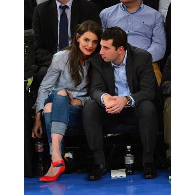 Katie Holmes: Viel Spaß bei Knicks-Spiel