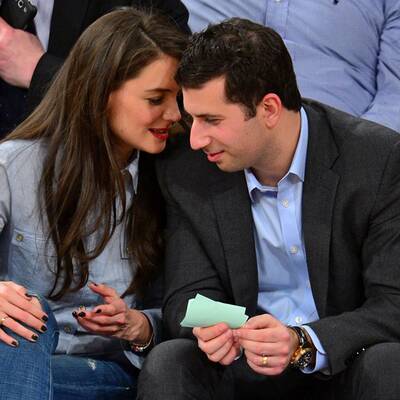 Katie Holmes: Viel Spaß bei Knicks-Spiel