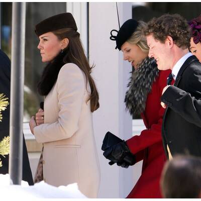 Herzogin Kate besucht Hochzeit ihrer Freundin 