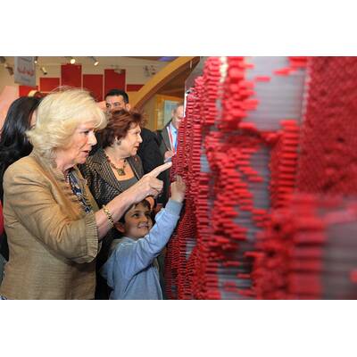 Charles & Camilla besuchen die schöne Königin Rania