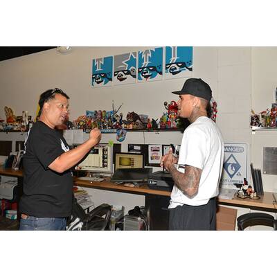 Chris Brown beim Graffiti-Sprayen erwischt