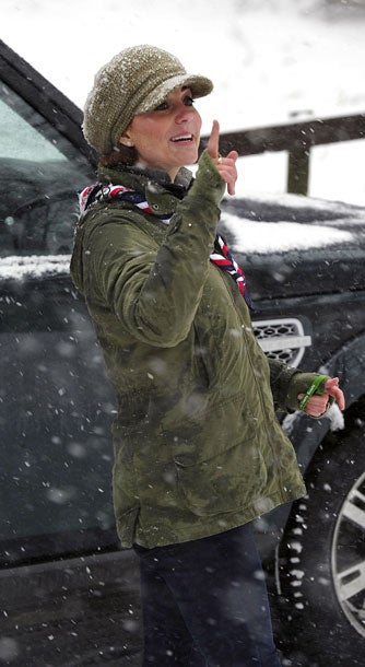 Herzogin Kate bei den Padfindern