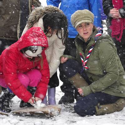 Herzogin Kate bei den Padfindern