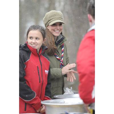 Herzogin Kate bei den Padfindern
