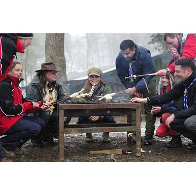 Herzogin Kate bei den Padfindern