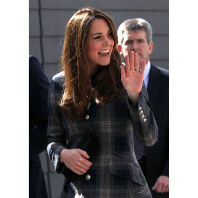 Schwangere Kate: Glasgow-Visite mit William 