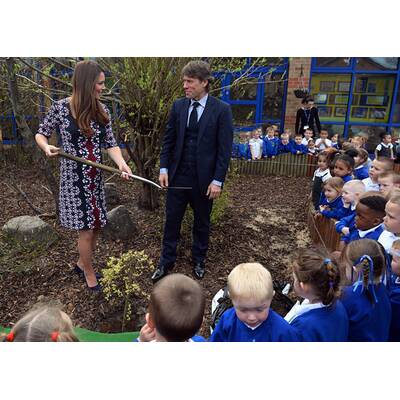 Herzogin Kate: Schwanger & strahlend