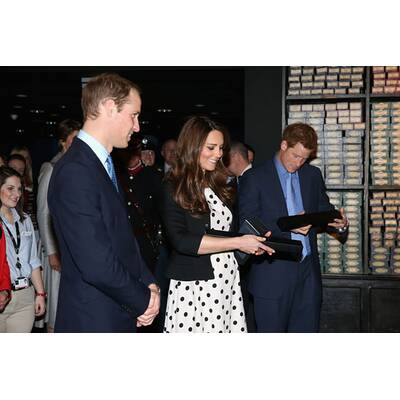 Kate, William & Harry im Harry Potter-Fieber