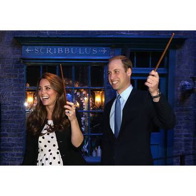 Kate, William & Harry im Harry Potter-Fieber
