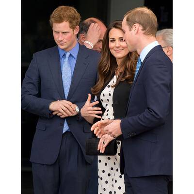 Kate, William & Harry im Harry Potter-Fieber
